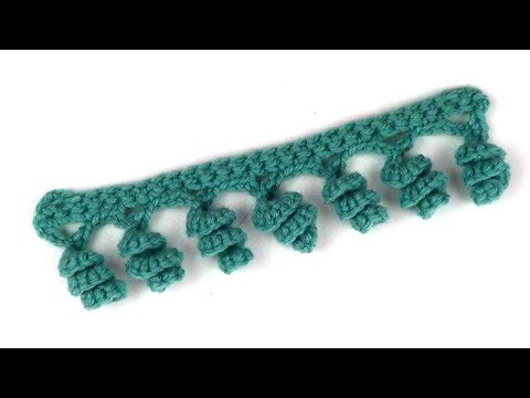 Видео: Кайма со спиральными подвесками