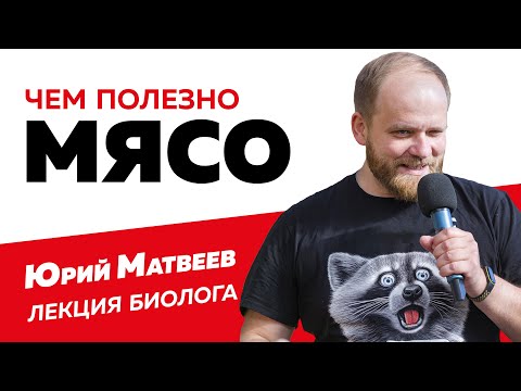 Видео: Чем полезно мясо - биолог Юрия Матвеев