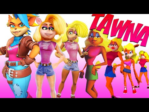 Видео: Эволюция Тавны в играх Crash Bandicoot (1996–2020)