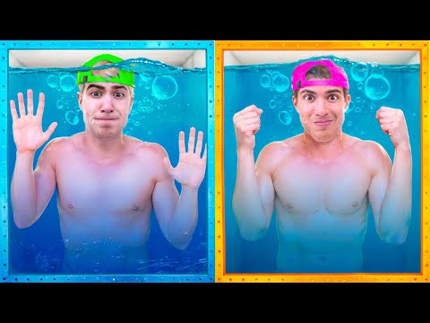 Видео: ПОСЛЕДНИЙ, КТО ВЫЙДЕТ ИЗ ЯЩИКА С ВОДОЙ, ПОБЕДИТ !!