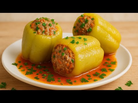 Видео: Фаршированный перец, как у бабушки – просто и вкусно. Долма, популярный рецепт!