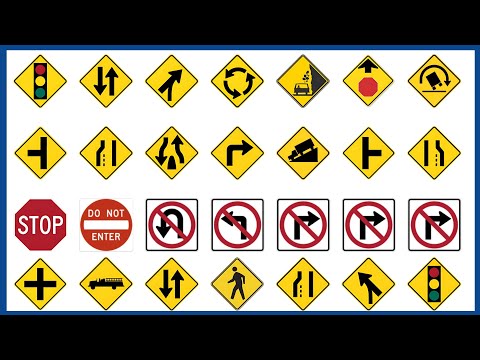 Видео: Что означает этот дорожный знак? 🤔 Пройдите этот тест! 📝 | Дорожные знаки США