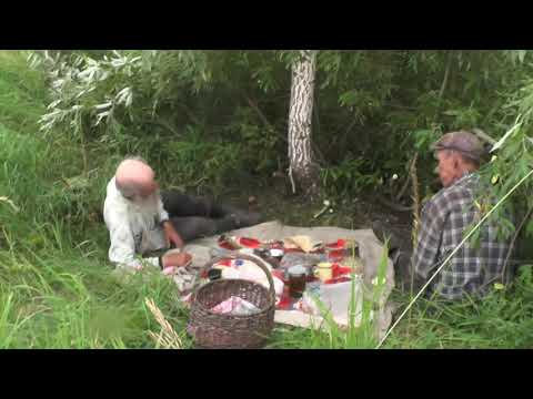 Видео: Обед на Рыжковском пруду с бульдозеристом Алексеем. 30. 07. 2019