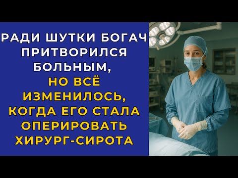 Видео: Ради шутки богач притворился больным, но всё изменилось, когда его стала оперировать хирург-сирота