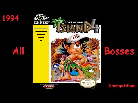 Видео: Adventure Island IV - all bosses (все боссы) [FC]