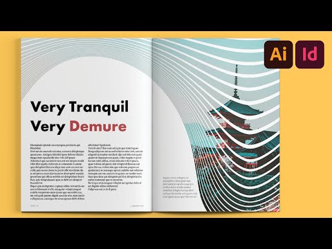 Видео: Как создать этот параметрический линейный макет | Макеты InDesign, Эпизод 15