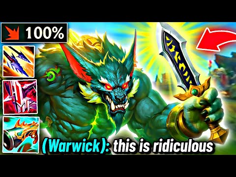 Видео: Новый КРИТ УОРВИК просто СМЕШНОЙ (100% Крит)