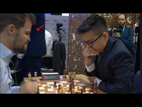 Видео: 15-летний Абдусатторов вывел Карлсена из себя | World Blitz 2019