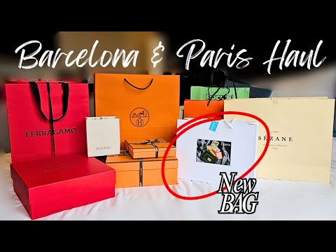 Видео: Распаковка роскошных сумок в Париже и Барселоне | Loewe, Hermes, Polene, Ferragamo и Sezane | Рас...
