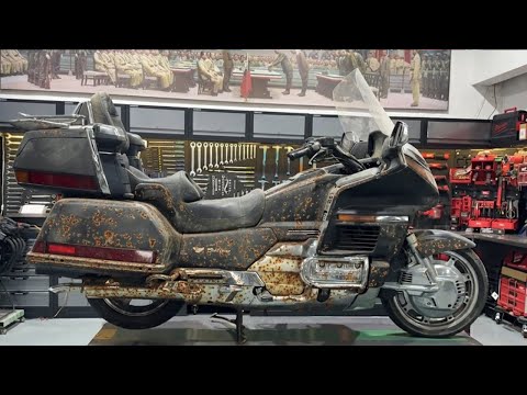 Видео: Восстановление Honda Gold Wing GL1500 1988 года выпуска. Полная трансформация.