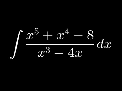 Видео: Интегриране на рационална функция (с деление на полиноми)