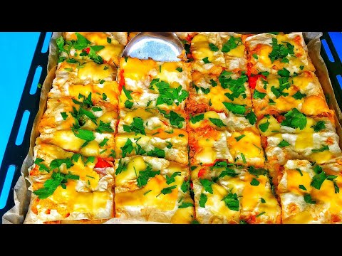 Видео: Гениальный Ужин из лаваша на скорую руку. Рецепт из фарша. Вкус жизни с Таней