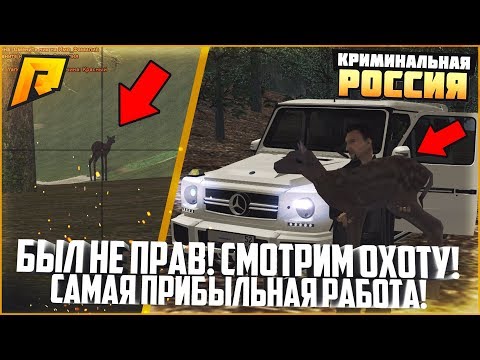 Видео: Я БЫЛ НЕ ПРАВ! ВПЕРВЫЕ ПОШЁЛ НА ОХОТУ! САМАЯ ПРИБЫЛЬНАЯ РАБОТА! - RADMIR CRMP