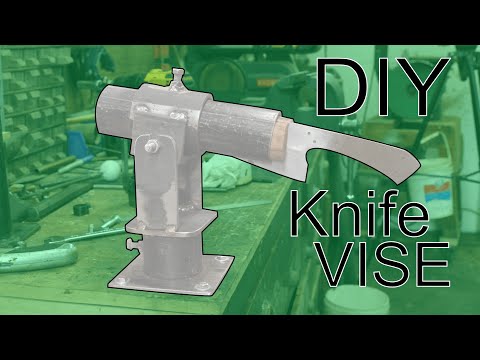 Видео: Эти тиски для ножей настолько просты в изготовлении, что вы будете удивлены!
