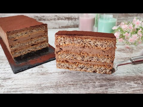 Видео: знаменитый КОРОЛЕВСКИЙ торт! Без муки и глютена! быстрый вариант! glutenfree cake recipe