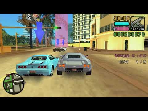 Видео: Прохождение GTA Vice City Stories на 100% - Гонка 6: Бега тупиц (Fools Rush)