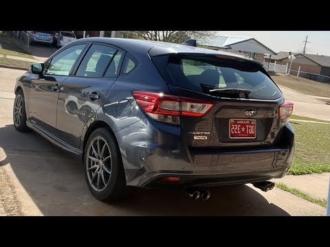 Видео: Установка выхлопной системы Nameless Quad Tip для Subaru Impreza Hatchback Sport 2017 года.