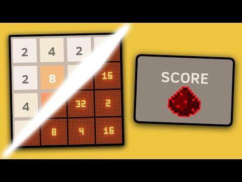 Видео: Я создал 2048 год, используя только редстоун!