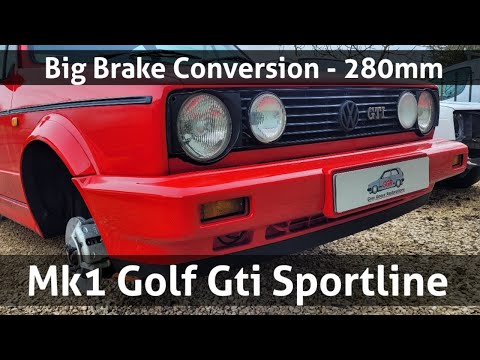 Видео: VW Mk1 Golf GTI — переделка тормозов