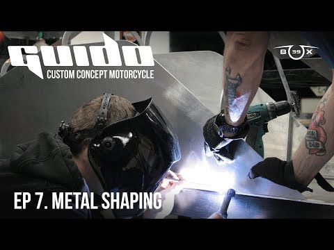 Видео: Концепт кастомайзинга будущего. Мотоцикл GUIDO. 07. Металшейпинг.