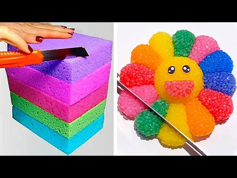 Видео: Удовлетворяющая слизь ASMR | Расслабляющее видео слизи # 394