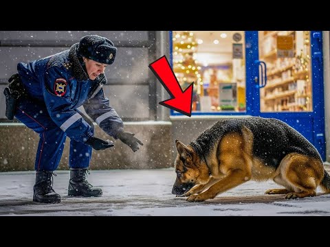Видео: Бездомная собака умоляла полицейского о помощи в метель — и дальше офицер не сдержал слёз