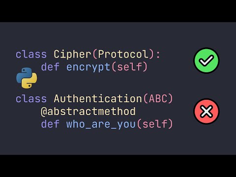 Видео: ABC или Protocol в Python? Что лучше и когда стоит использовать?