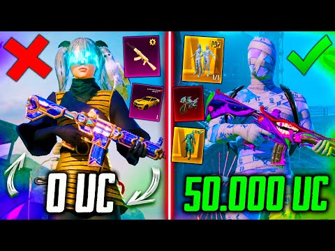 Видео: 😱 ТАКОГО ЕЩЁ НЕ БЫЛО! УДАЧНАЯ ПРОКАЧКА АККАУНТА на 50000 UC В PUBG MOBILE! ВЫБИЛ С 1 КЕЙСА и ЗОЛОТО!