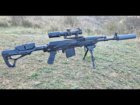 Видео: Сайга 308 исп. 61 тест оптики Vict Optics 1-6×24