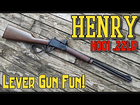 Видео: Пистолет-пулемет HENRY H001 .22LR — тестирование боеприпасов и стрельба навскидку — так много удо...