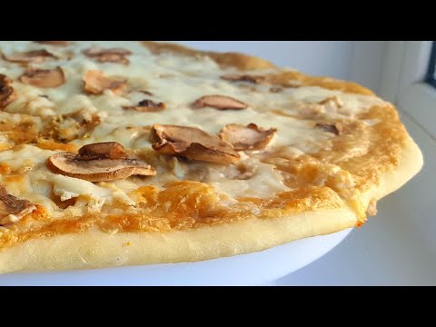 Видео: Самая вкусная грибная пицца🍕белый грибной соус🍕 mushroom pizza