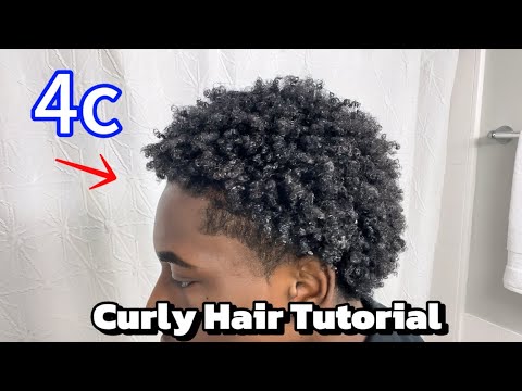 Видео: Как быстро завить короткие волосы 4C (для чернокожих мужчин)🤩