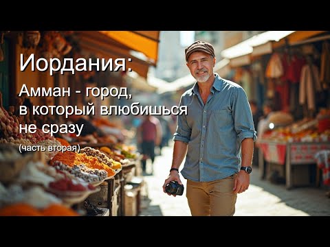 Видео: Иордания: Амман - город, в который влюбишься не сразу (часть вторая)