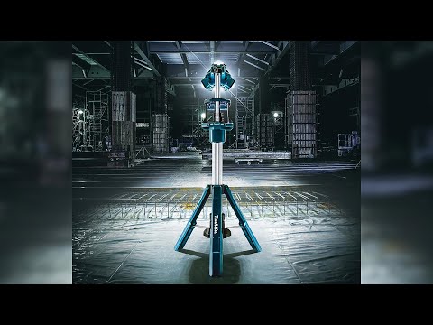 Видео: Аккумуляторная мачта освещения MAKITA