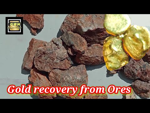 Видео: Извлечение каменного золота/процесс переработки золотой руды/как извлечь золото из горных пород