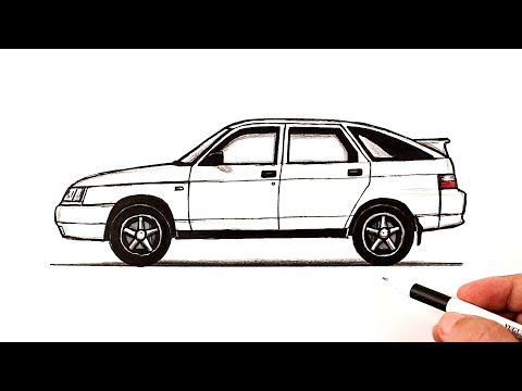 Видео: Как нарисовать ВАЗ 2112