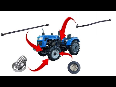 Видео: Ремонт: рульових наконечників і ступиці переднього мосту Шифенг 244 (DW 244 B)