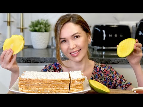 Видео: Мой путь к похудению, начало | вафельный торт и манго | приятного чаепития | Мукбанг