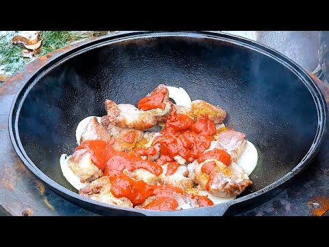 Видео: СОЧНОЕ МЯСО В КАЗАНЕ! Удиви друзей!