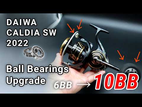 Видео: Модернизация шарикоподшипников DAIWA CALDIA SW 2022