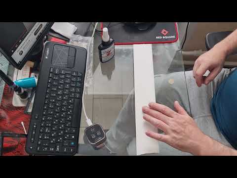 Видео: УФ клей - как клеит непрозрачные материалы