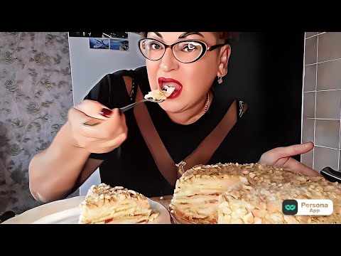 Видео: Пожрем/Сладкий мукбанг Торт Медовый/обжор и разговоры на камеру