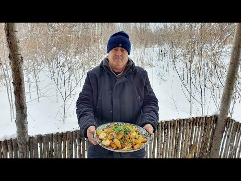 Видео: Жаренная картошка с бараньим курдюком (Fried Potatoes with Sheep's Tail Fat )