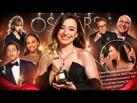 Видео: ОСКАР: Деми Мур подавлена, триумф "Аноры", Тимоти Шаламе новый Ди Каприо, а Эмилия Перес на дне