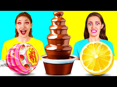 Видео: Шоколадный Фонтан Челлендж | Смешные Ситуации c Fun Challenge