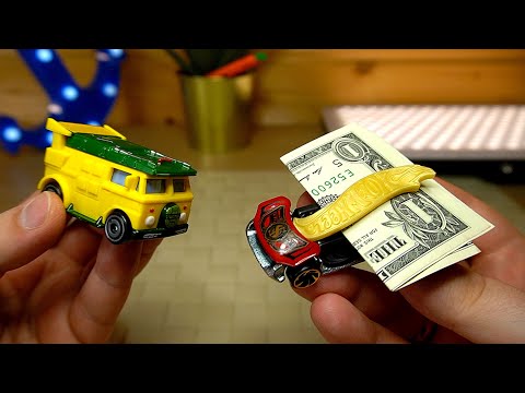 Видео: Hot Wheels Черепашки Ниндзя и Зажим для денег и другие машинки