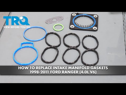 Видео: Как заменить прокладки впускного коллектора Ford Ranger (4.0L V6) 1998-2011 гг.