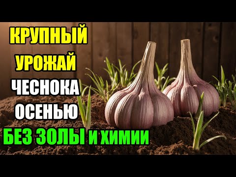 Видео: Сажаю Озимный Чеснок без Золы и Суперфосфата
