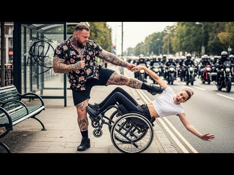 Видео: «Хулиганы толкнули девочку-инвалида… Но через минуту подъехали 99 байкеров!» 💔🏍️ | ИсторииМужества59