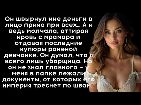 Видео: Я работала уборщицей в Дубае, и миллионер швырнул мне деньги в лицо, НО КОГДА увидел мой документы..